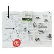 COLLAR BUSH TANK ZX150 RR150 ATAS DAN BAWAH ORIGINAL KAWASAKI