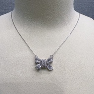 WG117-Diamond Necklace with 18K White Gold Chain