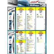 Aero Rear Wiper H306/H307 for (HONDA) AND (TOYOTA)