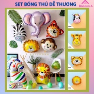 Animal Balloons, Animal Balloons, Animal Heads Birthday Decorations