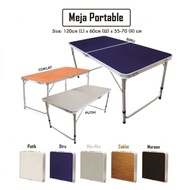 Meja lipat portable meja koper meja makan lesehan meja lipat kayu aluminium meja camping