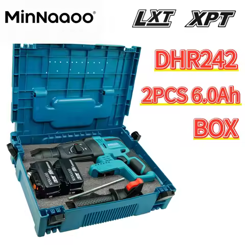 DHR242 18V Brushless Cordless Rotary Hammer Drill 24mm Concrete 4700 IPM 3-Mode Heavy Duty Professio
