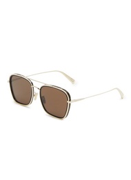 BULGARI B.ZERO1 METAL SQUARE SUNGLASSES