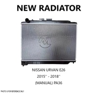 NEW RADIATOR NISSAN URVAN E26 NV350 2015'' - 2018'' MANUAL PA36