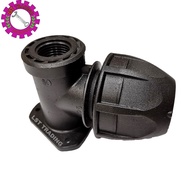 [READY STOCKS] POLY WALL PLATE ELBOW 25MM X1/2" & 20MM X 1/2" / SIRIM POLY FEMALE ELBOW  / ELBOW PAI