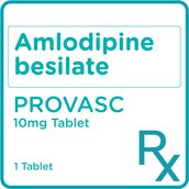 PROVASC Provasc Amlodipine 10mg 1 Tablet [Prescription Required]