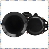 (SDRB) 12V/24V Auto Air Horn Loud Truck Trumpet Air Horn with Electric Valve Flat for Car Vehicle Tr