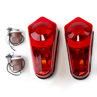 2 PCS รถจักรยานยนต์ด้านหลังไฟท้ายเบรคหยุดไฟท้ายโคมไฟสําหรับ ATV UTV Polaris Sportsman 500 700 800 20