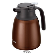 Peacock 不鏽鋼桌上型保溫瓶 AHR-100 透明棕