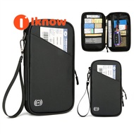 I know RFID Travel Passport Holder for Family - Large Wallet Holder for Family Men Women Lightweight