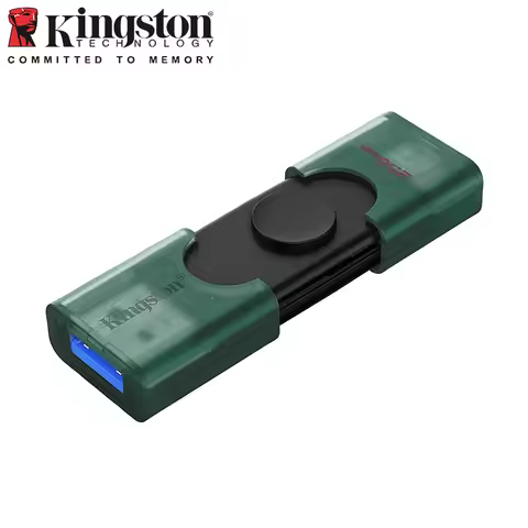 Kingston DataTraveler Duo USB Flash Drive 128GB 256GB USB 3.2 Type-C and USB-A Pendrive Original U D