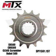 MTX SPROCKET SPF1381.5T 10-MGZ-15 HONDA CB500 CBR500 CL500 CLM500 REBEL FRONT SPROCKET 520X15T READY