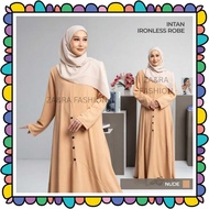 New - JUBAH INTAN IRONLESS Abaya Intan Plus Size Robe Maxi Murah Gamis Intan Long Dress Muslimah Mod