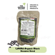 LOHAS Organic Black Sesame Seed Bijan Hitam Organik (Halal) 200g 有机黑芝麻