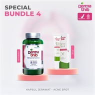 Dermathib BUNDLING PACKAGE - Dermathib Capsules, Acne and Acne Spot Supplement With Salicylic Acid