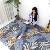 [Carpet Claw] Nordic style dust-free carpet Bokashi Flower 150*200