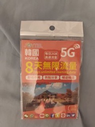 Joytel 韓國 8日無限數據 5G SIM Card