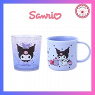 【SANRIO】 Kuromi Clear Tumbler 300ml & Plastic Cup 200ml
