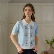 Naomi 彼得潘領針織上衣