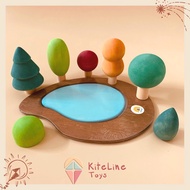 KAYU Bundling Avdar Toys Winter Lake X Chubby Forest Set Wooden Educational Toys Kids Montessori Toy