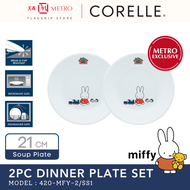 [METRO EXCLUSIVE] Corelle 2pc Soup Plate | Miffy 420-MFY-2/SS1