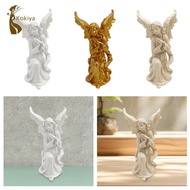 [kokiya] Angel Figurine Angel Sculpture Creative Collection Miniature Statue Craft Angel Statue Coll
