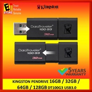 KINGSTON PENDRIVE 16GB / 32GB / 64GB / 128GB (DT100G3) USB3.0