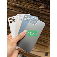 Phone replacement back glass (12pm) type 1, beautiful one-piece with big holes back glass iphone 12
