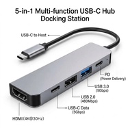USB C Hub To 4K HDMI-Compatible USB 3.0 2.0 Type C PD Charging Dock for MacBook IPad Samsung S10 Dex
