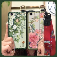 old lady Anti-dust Phone Case For OPPO A73/A75/F5/A75S Chinese style Silicone Soft case Back Cover Phone Holder fashion