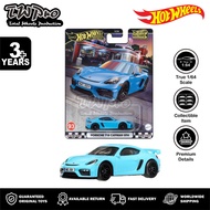 Hot Wheels Boulevard Porsche 718 Cayman GT4 - New - Original - Blue - Total Wheels