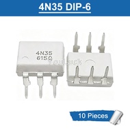 10pcs/lot 4N35 4N35M DIP-6 4N35R2M SOP-6 SMD Optocoupler New Original