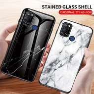 Marble Glass Case Realme 7I 7 I Realme7I Back Cover Casing Hp