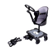 Mee-Go buggy board - Sit N Ride 4 Wheeled Universal Buggy Ride On Board with Seat & Steering Wheel