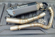 ชุดท่อ YAMAHA Exciter 155VVA(เอ็กซ์ไซเตอร์155 วีวีเอ)  ผลิตจากแสตนเลสเกรด 304 อย่างดีสวม 2 นิ้ว(51 ม