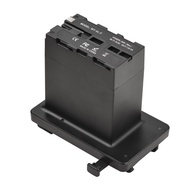 Andoer V-Lock V Mount Battery Plate to NP-F Dummy Adapter Built-in Decode Chip Compatible with PXW-Z