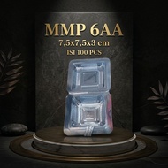 (100 Pcs) MMP 6AA Cake Mica/ 7.5x7.5x3 cm Pudding Mica/ Mochi Mica/ Sticky Rice Mica/