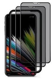 12PMS (3片裝) Apple iPhone 12 PRO MAX 6.7吋 保護貼高清全屏防偷窺Glass Pro+鋼化玻璃保護貼連貼膜器