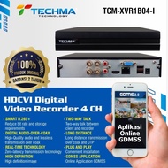 Techma TCM-XVR1B04-I XVR DVR Up to 2MP WizSense AI SMD Plus 4CH - XVR 4CH