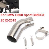 Motorcycle Exhaust Muffler Connect Slip On For BMW C 600 Sport C650 GT C600 C650GT 2012-2015