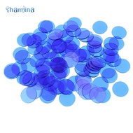 [Shamjina] 300Pcs Professional Bingo Game Chips Counting Bingo Chips - Plastic, 1.5cm Diameter