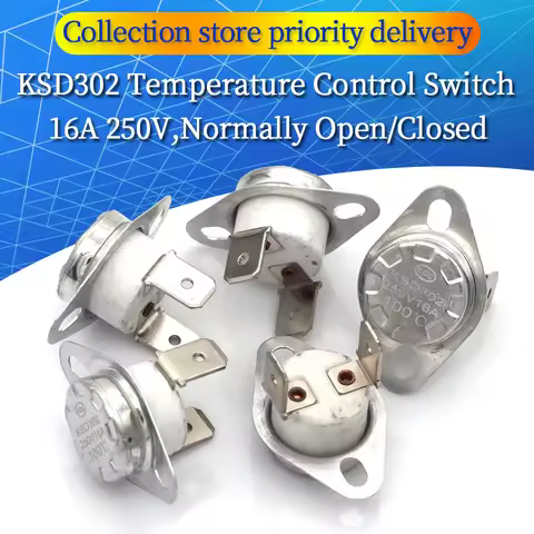 Normally open KSD302 16A 250V 40-180 Degree Ceramic KSD301 Normally Closed Temperature Switch Thermo