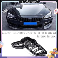 Car Double Slat Kidney Grills Front for     6 Series F06 F12 F13 M6 2012-2017 51137211921 5113721192