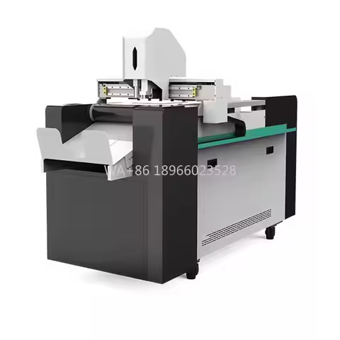 QK-6040 Digital Flatbed Cutting Machine for Color Paper Craft Paper PP Paper Printed Color Box Cutti