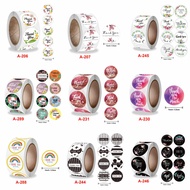 A-2xx Thank You Stickers 1 Inch 500 Pieces