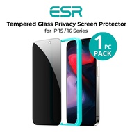 ESR iPhone 16 /16 Plus /16 Pro /16 Pro Max /15 /15 Plus /15 Pro /15 Pro Max Tempered Glass Privacy S