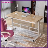 Adjustable Table, Home Children's Waist Support Hand-cranked Lifting Table, White 120cm Rounded Corn