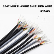 Multi-Core Shielding Cable 2547-24AWG 2-Core 3-Core 4-Core Control Signal Cable Audio Cable USB Data