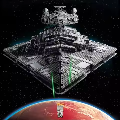 4784pcs UCS Imperial Navy Stormtrooper Star Destroyer Galactic Empire 75252 Star Cruiser Starfighter