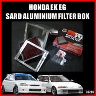 Honda Civic EK EG SARD Aluminum Super Induction Air Filter Box S002B